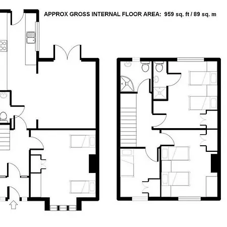 Serviced Lettings - Beaufort Court Daire Bristol
